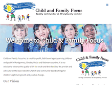 Tablet Screenshot of childandfamilyfocus.org